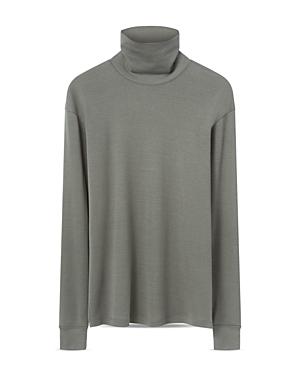 Lemaire Fine Rib Cotton Turtleneck Sweater
