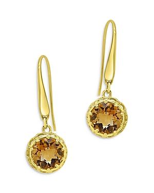 Bloomingdale's Citrine Drop Earrings In 14k Yellow Gold - 100% Exclusive