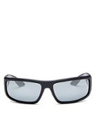 Prada Men's Linea Rossa Mirrored Wrap Sunglasses, 65mm