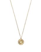 Moon & Meadow 14k Yellow Gold Heart Disc Pendant Necklace, 17