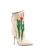 Gucci Fosca Crystal Embroidered Booties