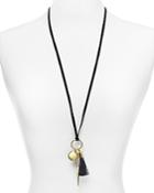 Aqua Jana Tassel And Charm Pendant Necklace, 30 - 100% Exclusive
