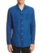 Jachs Ny Linen Spread Collar Slim Fit Button-down Shirt