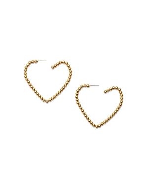 For Love & Lemons Heart Loop Earrings