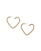 For Love & Lemons Heart Loop Earrings