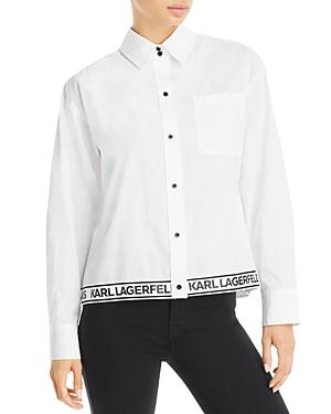 Karl Lagerfeld Paris Logo Tape Shirt