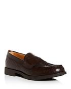 Burberry Men's Emile Embossed-leather Penny Loafers