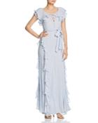Alice Mccall Moon Cascading-ruffle Gown