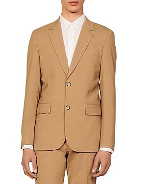 Sandro Formal Beige Suit Jacket
