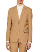 Sandro Formal Beige Suit Jacket