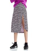 Maje Jipanta Leopard-print Midi Skirt