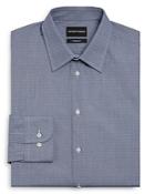 Emporio Armani Textured Regular Fit Dress Shirt
