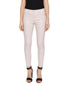 Ted Baker Katarie Coated Skinny Jeans In Baby Pink