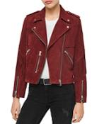 Allsaints X Fringe-trim Suede Biker Jacket - 100% Exclusive