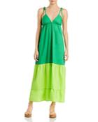 Aqua Colorblock Maxi Dress - 100% Exclusive
