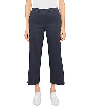 Theory Wide-leg Side Vent Pull On Pants