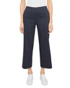Theory Wide-leg Side Vent Pull On Pants