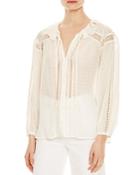 Sandro Jhona Lace-inset Top