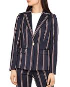 Ted Baker Working Title Haryee Striped Blazer