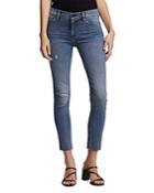 Hudson Nico Mid-rise Ripped Skinny Jeans In Unregulated