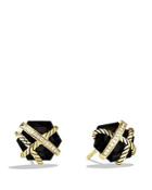David Yurman Cable Wrap Earrings With Black Onyx