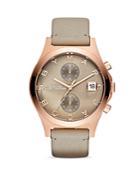 Marc By Marc Jacobs Leather Slim Chronograph Watch, 38mm