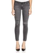 Ag Super Skinny Ankle Jeans In Grey