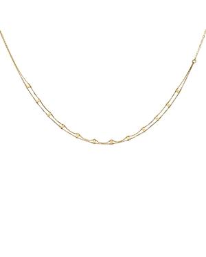 Moon & Meadow Doubled Chain & Bar Choker Necklace In 14k Yellow Gold, 15 - 100% Exclusive