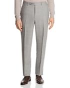 Canali Solid Open Micro Box Weave Regular Fit Dress Pants