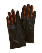 Karen Millen Contrast Leather Gloves