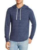 Marine Layer Cotton-blend Stripe Double-knit Hoodie