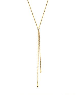 Kc Designs 14k Yellow Gold Diamond Bezel Y Necklace, 16
