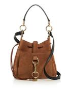 See By Chloe Tony Suede And Leather Shoulder Bag