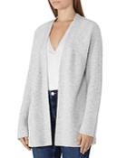 Reiss Marley Ribbed Open Cardigan