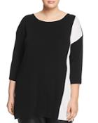Eileen Fisher Plus Color Block Sweater