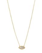 Freida Rothman Mother-of-pearl Marquise Slice Pendant Necklace, 16