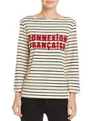 French Connection Connection Francaise Striped Tee