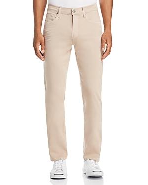 Paige Federal Slim Straight Fit Jeans In Toasted Almond