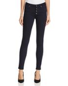 Black Orchid Candice Buttoned Skinny Jeans In Mischievous