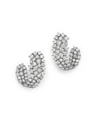 Bloomingdale's Diamond Front-back Earrings In 14k White Gold, 2.85 Ct. T.w. - 100% Exclusive