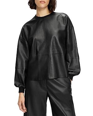 Ted Baker Florah Leather Oversized Top