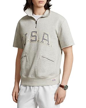 Polo Ralph Lauren Usa Fleece Short-sleeve Sweatshirt