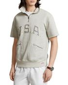 Polo Ralph Lauren Usa Fleece Short-sleeve Sweatshirt