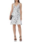 Reiss Elsie Fit-and-flare Printed Dress