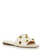 Valentino Garavani Women's Roman Stud Quilted Slide Sandals