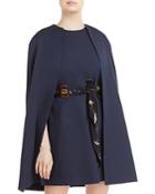 Lanvin Two Piece Cape Mini Dress