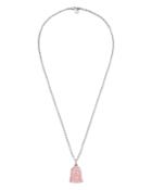 Gucci Sterling Silver Gucci Ghost Pink Phantom Pendant Necklace, 18