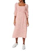 Hobbs London Juliet Printed Smocked Dress