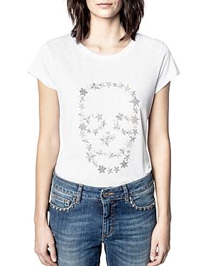 Zadig & Voltaire Strass Skull Tee