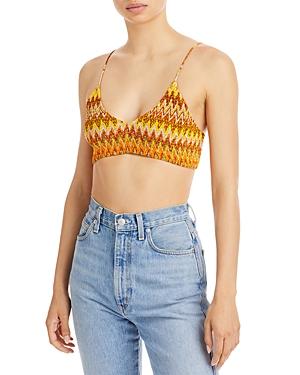 S/w/f Printed Bra Top